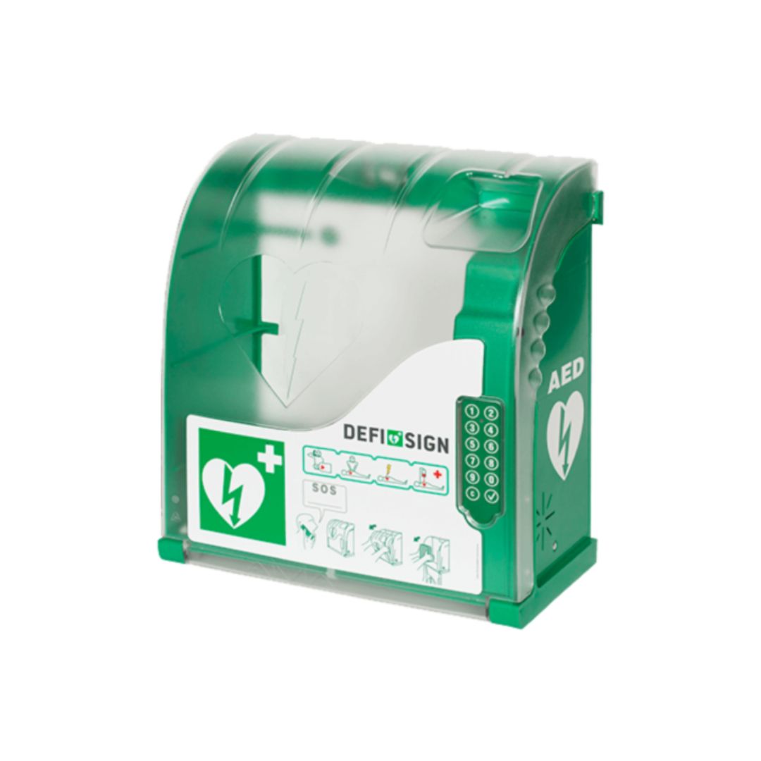 Teca Riscaldata da Esterno Aivia 210 con Codice PIN per Defibrillatore DAE