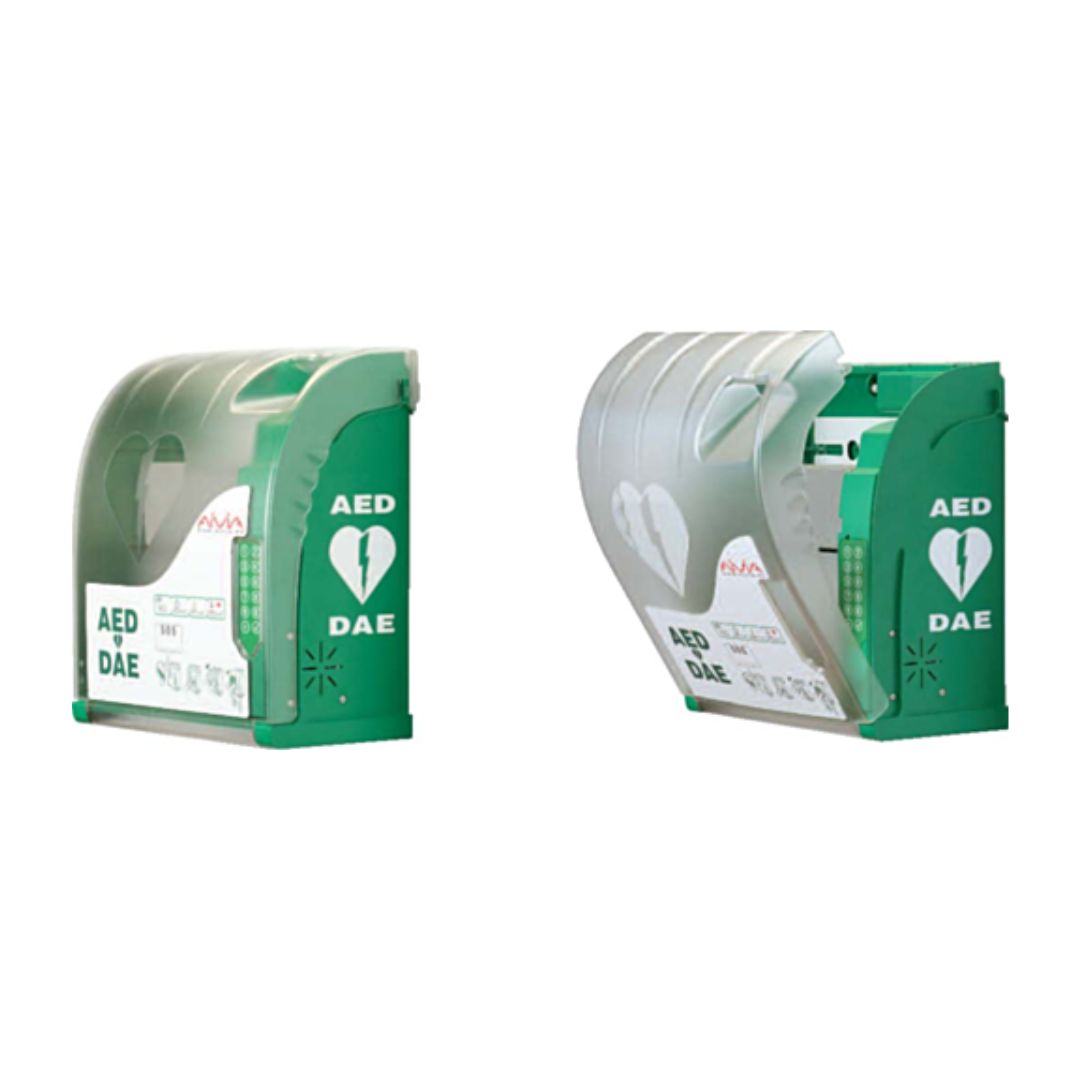 Teca Riscaldata da Esterno Aivia 210 con Codice PIN per Defibrillatore DAE