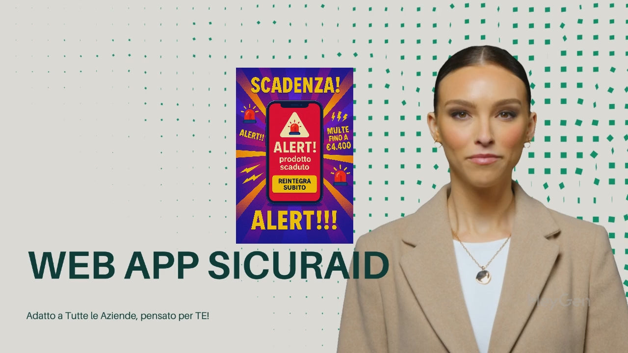 Carica il video: Video introduttivo della web app SicurAID che mostra come registrarsi e gestire le cassette di pronto soccorso.”
