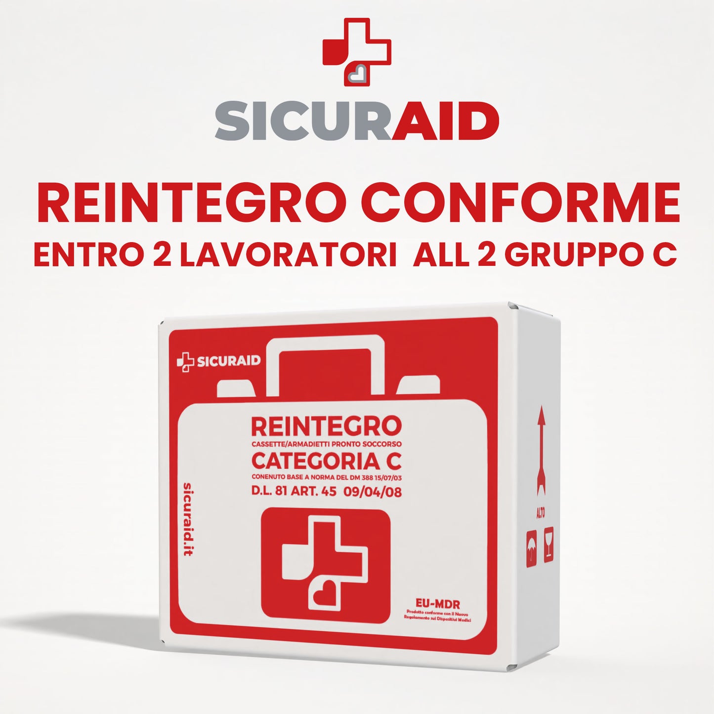 SICURAID Kit di Reintegro Pronto Soccorso Allegato 2 Gruppo C